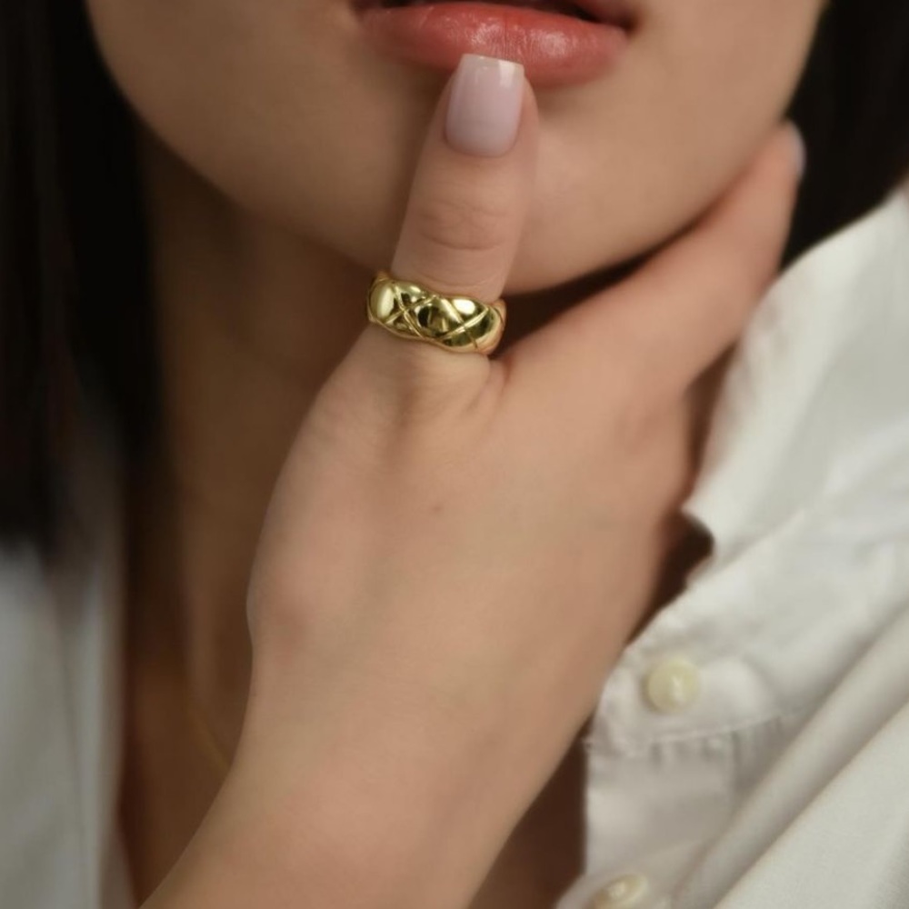 Geometric Ring - Picture 2 of 4